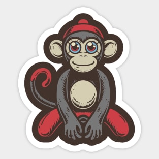 Sock Monkey Day – March Sticker